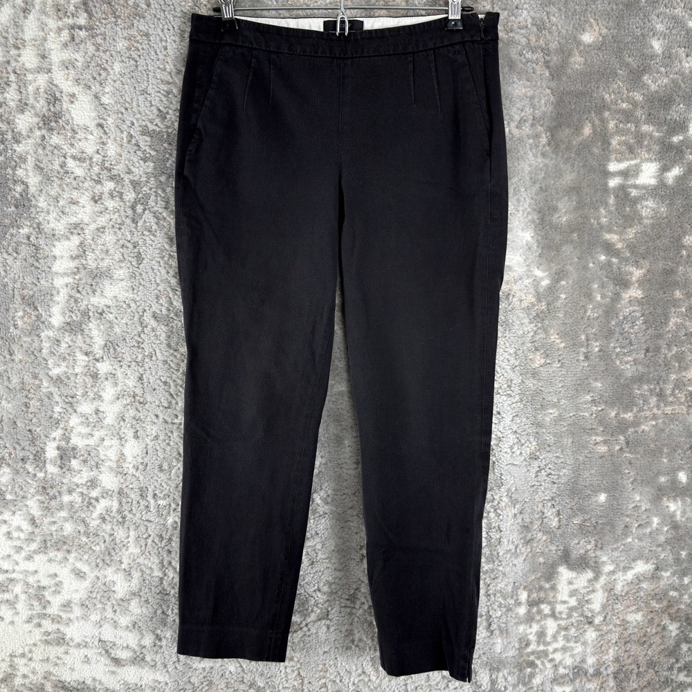 J.Crew Size 4 Martie Slim Crop Career Workwear Pant Black N/A Womens